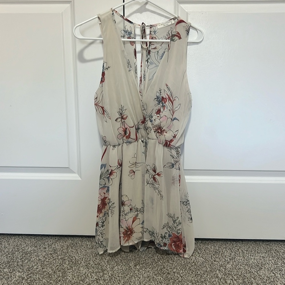 Romper, Final Touch, Small, Nude and Multicolored